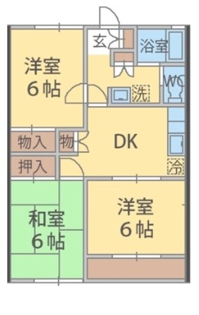 ル・ソレイユの物件間取画像